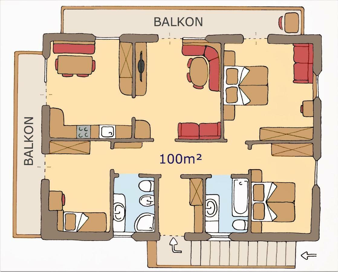 Apartment Larjei Ortisei Luaran gambar